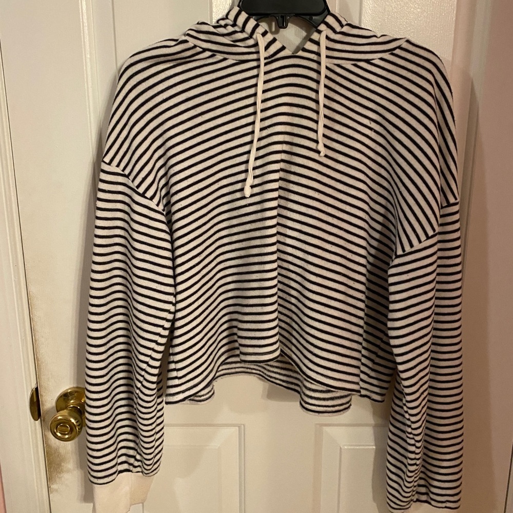 Stripped AE Cropped Sweatshirt